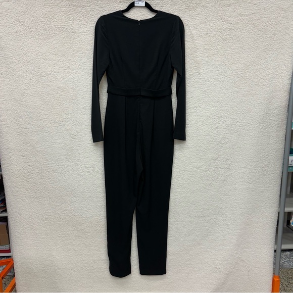 Size 2 - HUTCH - Deep V-neck Black Jumpsuit Rent the Runway RTR $264 msrp - Picture 8 of 11